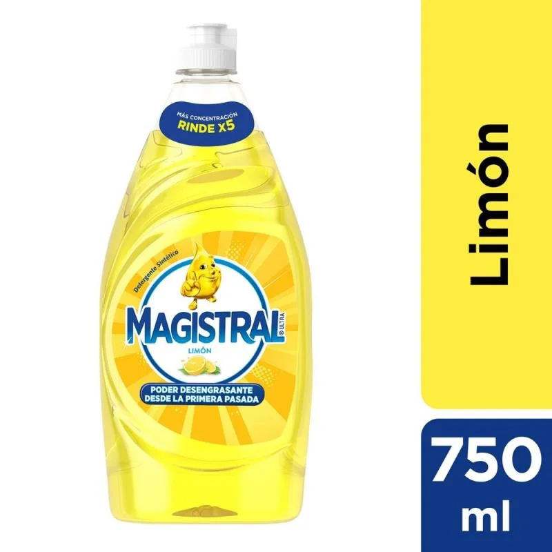 DETERGENTE MAGISTRAL LIMON X750ML