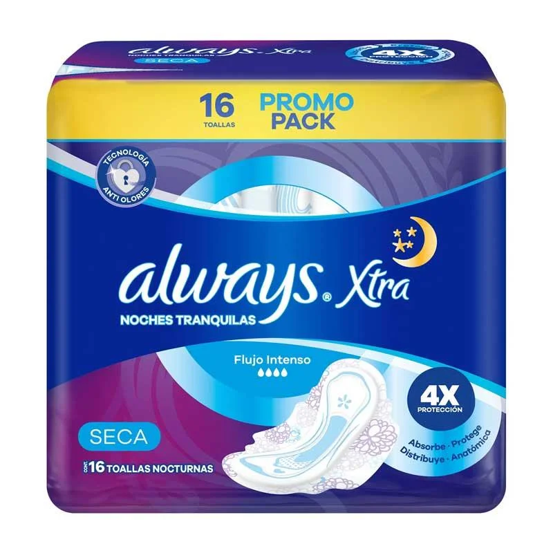 TOALLAS ALWAYS F. INTENSO X 16 U. 