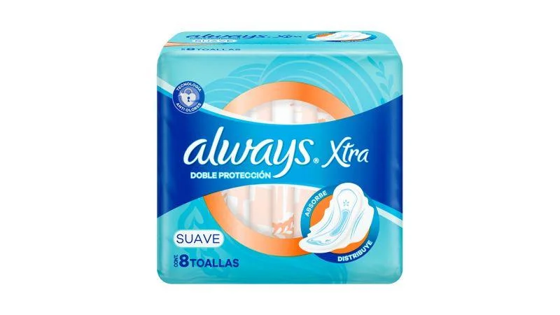 TOALLAS ALWAYS SUAVE X 8 U.