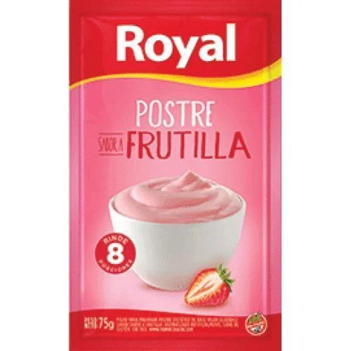 POSTRE ROYAL FRUTILLA 75 G