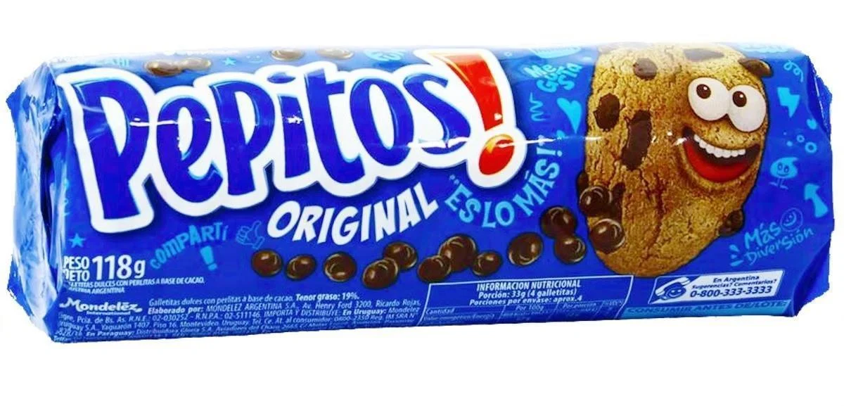 GALLETITAS PEPITOS CON CHISPAS 119G
