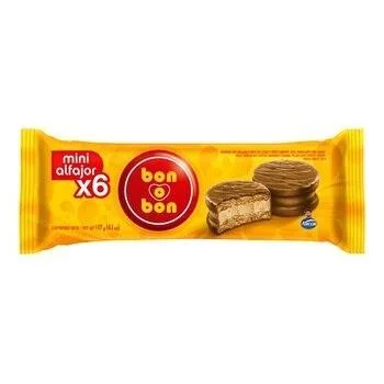MINI ALFAJOR BON O BON X6 117G