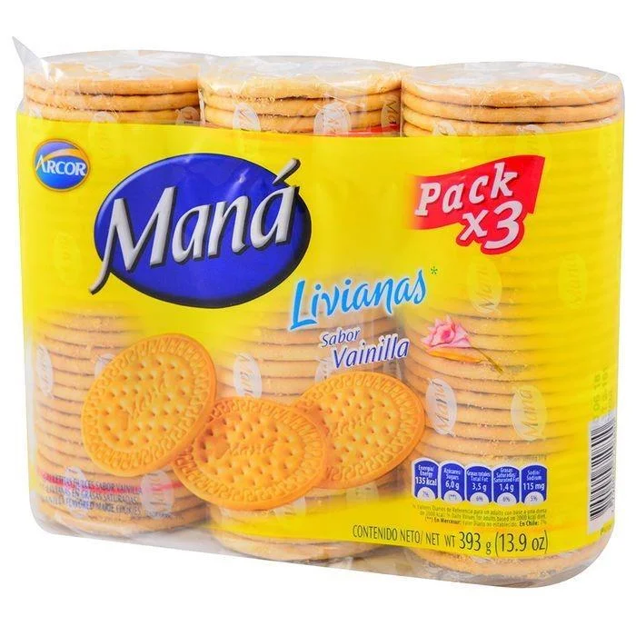 MANA SABOR VAINILLA X3 408G