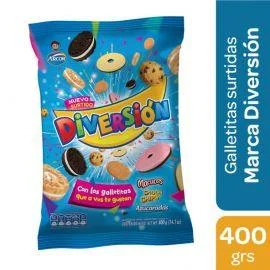 GALLETITA SURTIDO DIVERSION X400G