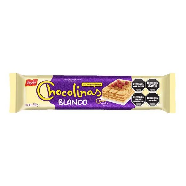 CHOCOLINAS BLANCO X245G 