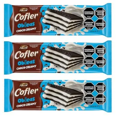 COFLER OBLEAS CHOCO CREAMY 91G