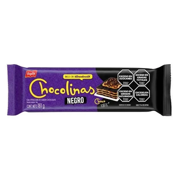 CHOCOLINAS NEGRO 181 G. 