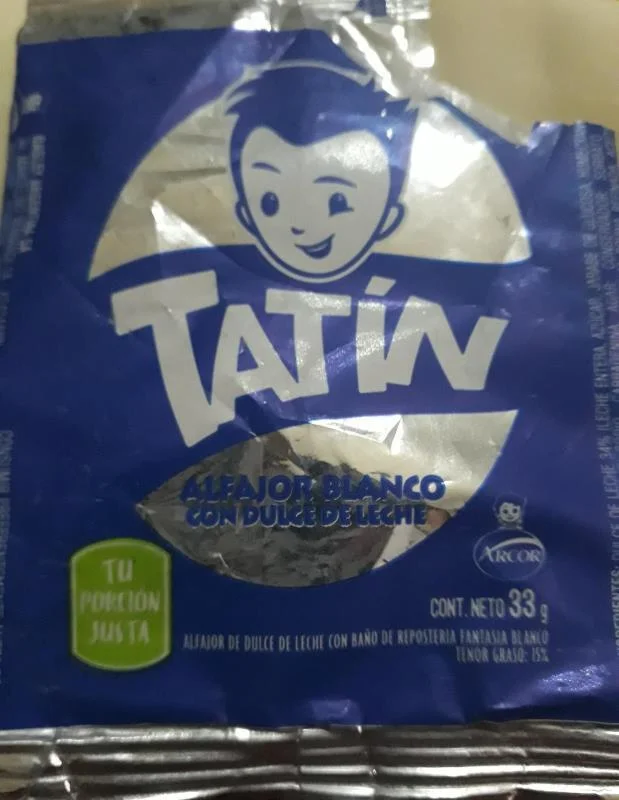 ALFAJOR TATIN BLANCO 33G