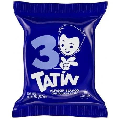 ALFAJOR TATIN TRIPLE BLANCO 60G