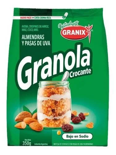 GRANOLA PASAS Y ALMENDRAS 350 G