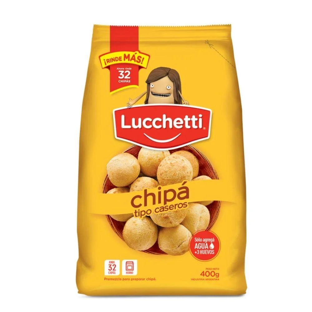 LUCCHETTI CHIPA TIPO CASERO X 400 GRS 