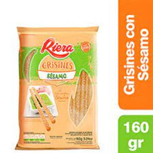 GRISINES INTEGRALES CON SEMILLAS 160G