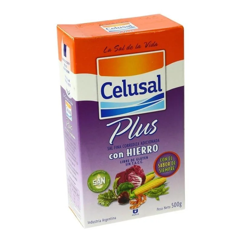 CELUSAL PLUS C/HIERRO X 500 GRS