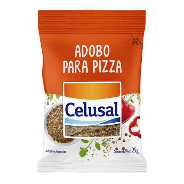 CELUSAL ADOBO PARA PIZZA X 25 GRS  