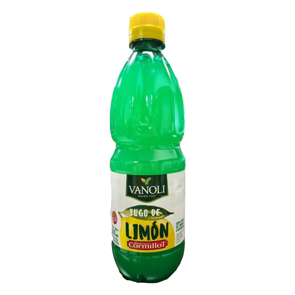 JUGO DE LIMON VANOLI PET X 500 CC.
