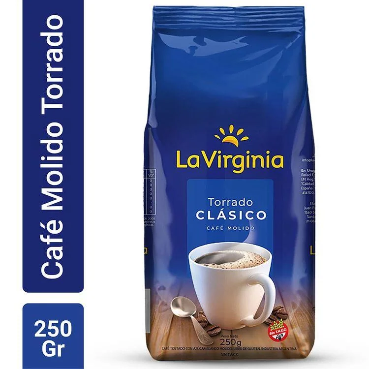 CAFE LA VIRGINIA TORRADO 250G
