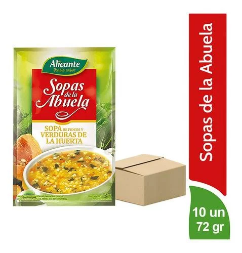 SOPA DE LA HUERTA C/FIDEO Y VEGE 72G