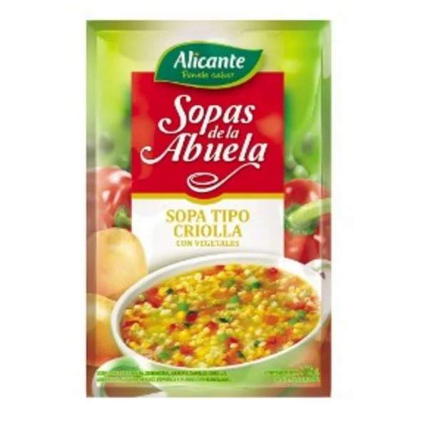 SOPAS DE LA ABUELA CRIOLLA ALICANTE 72G