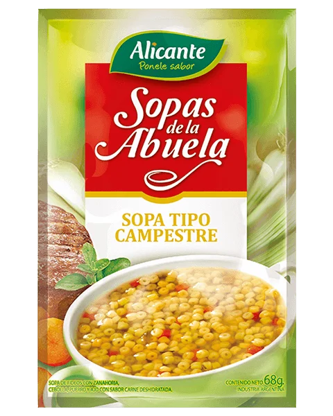 SOPA CAMPESTRE CON FIDEOS 68G