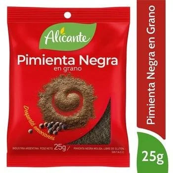 PIMIENTA NEGRA EN GRANO 25G