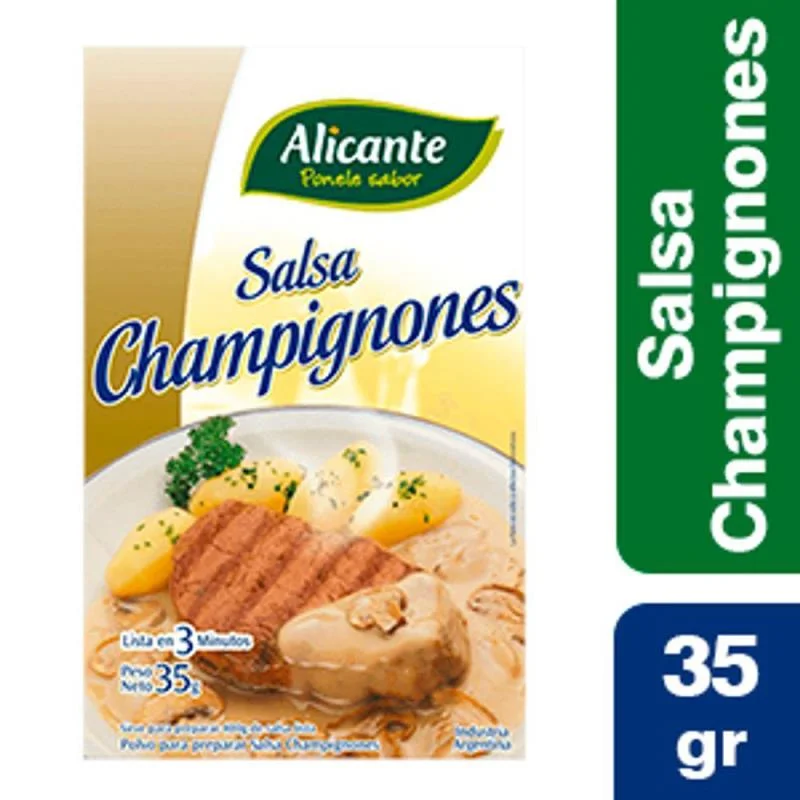 LA VIRGINIA ALICANTE SALSA CHAMPIGNONES X 35G