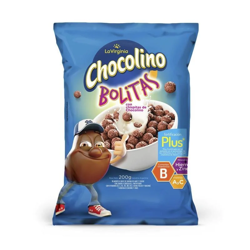 VIRGINIA CHOCOLINO BOLITAS X200GRS