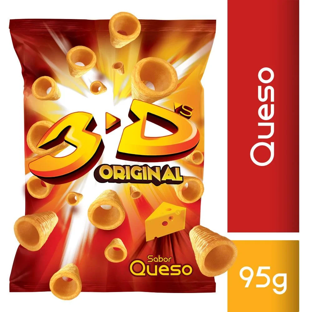 3D SABOR QUESO 85G.