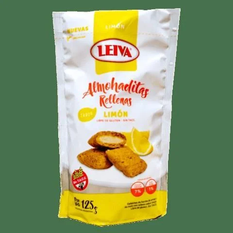 ALMOHADITAS RELLENAS LIMON LEIVA 125G