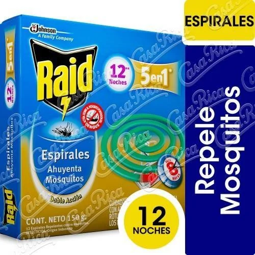 INSEC. REPEL RAID ESPIRAL 12 U.