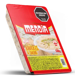 RAVIOLES MENDIA 4 QUESOS 500 G