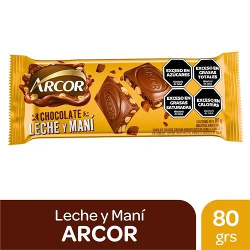 CHOCOLATE CON MANI ARCOR 