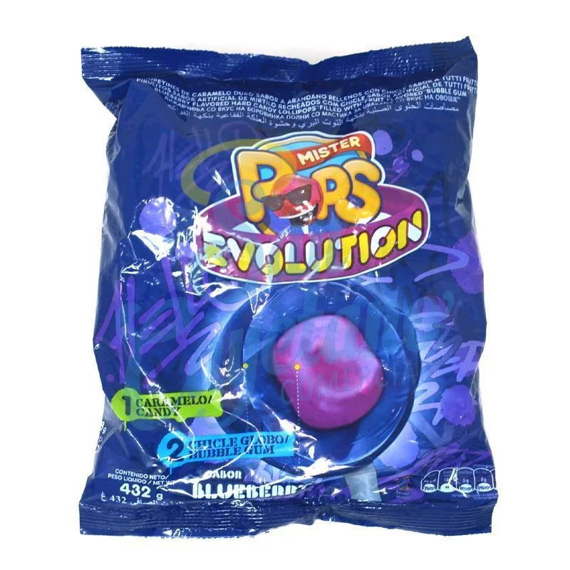 CHUPE. MISTER POPS EVOL BLUEBERRY X 12 U