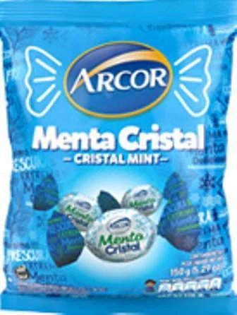 CARAMELOS ARCOR MENTA CRISTAL 810G 180 U.