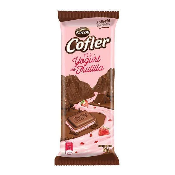 CHOCOLATE COFLER YOGUR FRUT. 64 G