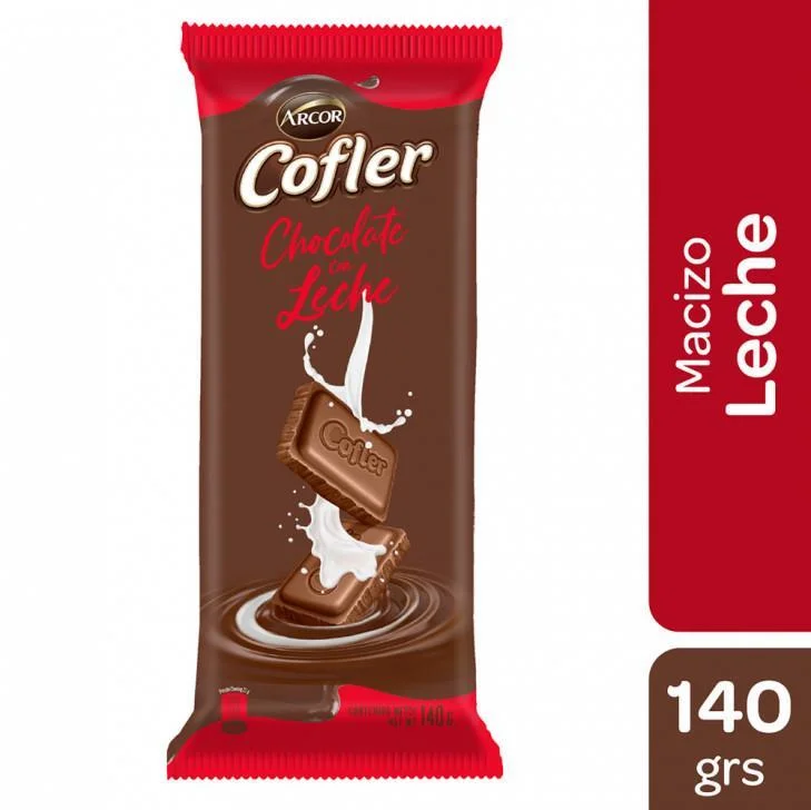 TAB. CHOCOLATE COFLER LECHE 140 G