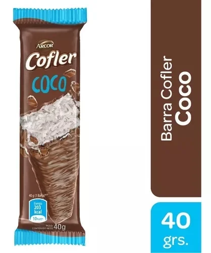 BARRA DE COCO COFLER 40G