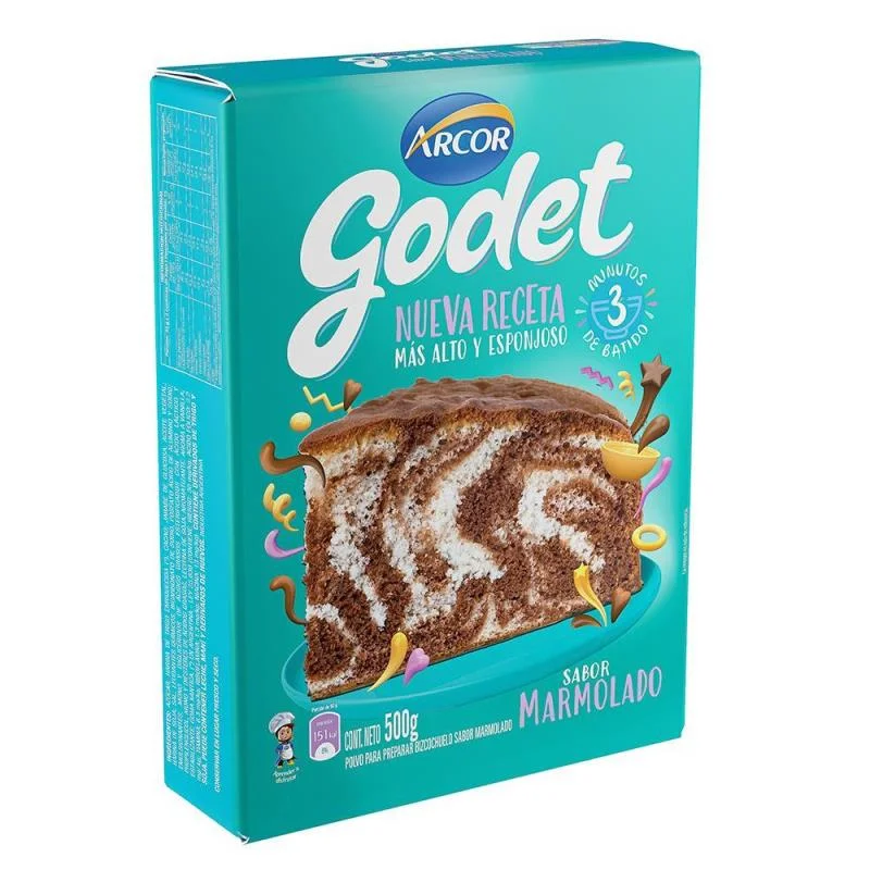 BIZCOCHUELO MARMOLADO  GODET500G