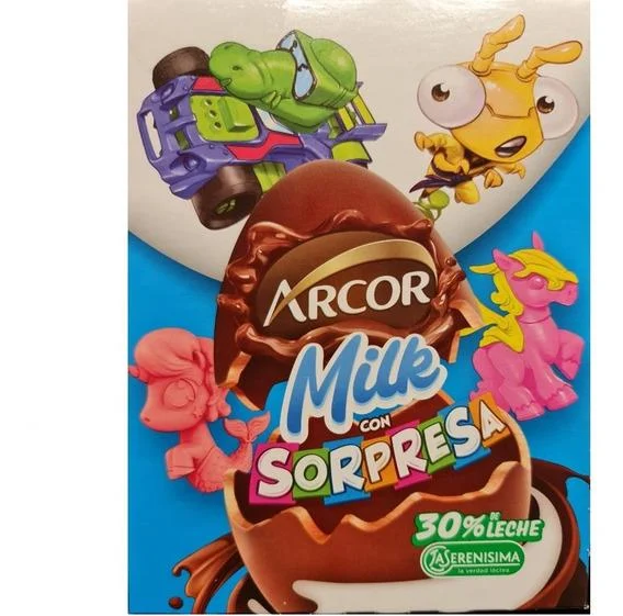 ARCOR MILK HUEVO 22G