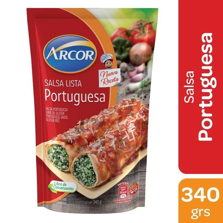 SALSA PORTUGUESA ARCOR 340G