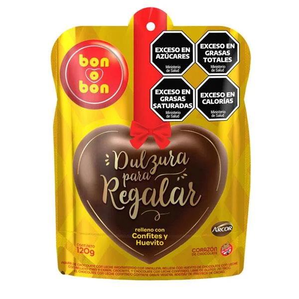 CORAZON BONOBON RELLENO 120G