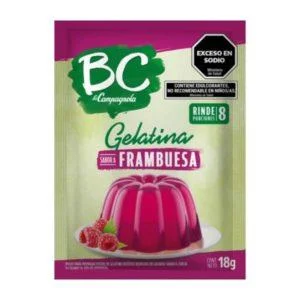 GELATINA FRAMBUESA BC 18G