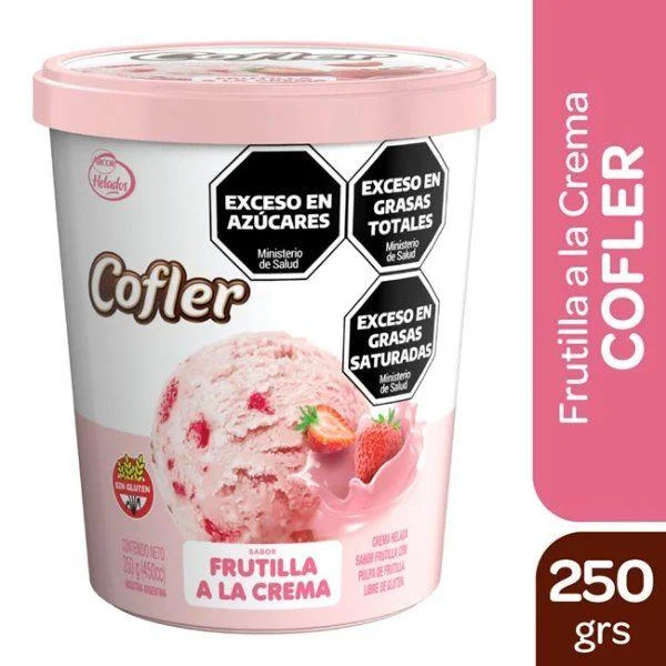 HEL. GALETO COFLER FRUTILLA X 250 GRS 
