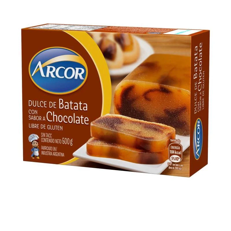 DULCE BATATA CHOCOLATE ARCOR 500G