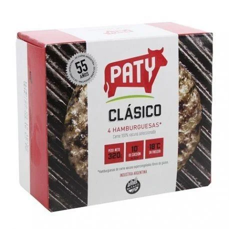 HAMBURGUESAS PATY CLASICO X4