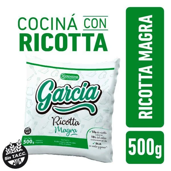 GARCIA RICOTTA SEMIGRASA 500G