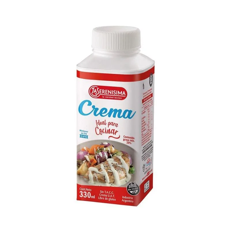 CREMA DE LECHE COCINAR SERENISIMA 