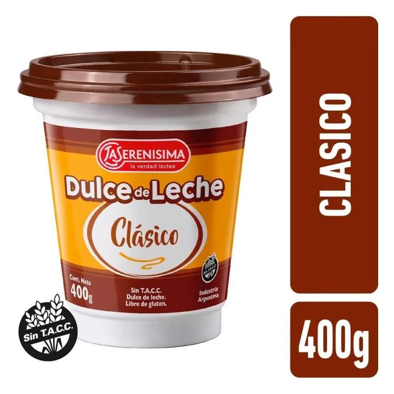 DULCE DE LECHE SERENISIMA 400G
