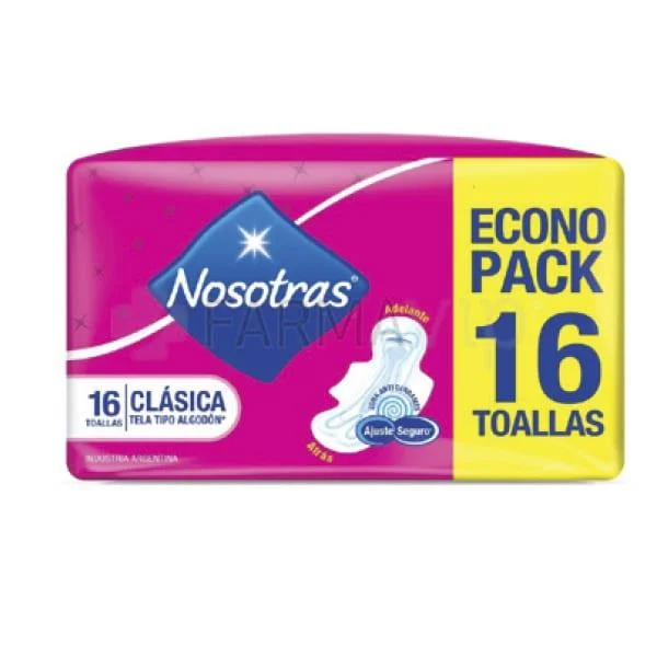 NOSOTRAS TOALLAS CLASICA SUAVE 16U