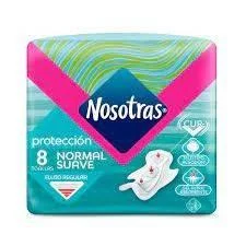 NOSOTRAS TOALLAS NORMAL SUAVE 8 U .