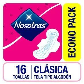 NOSOTRAS TOALLAS DELGADA X 16 U.